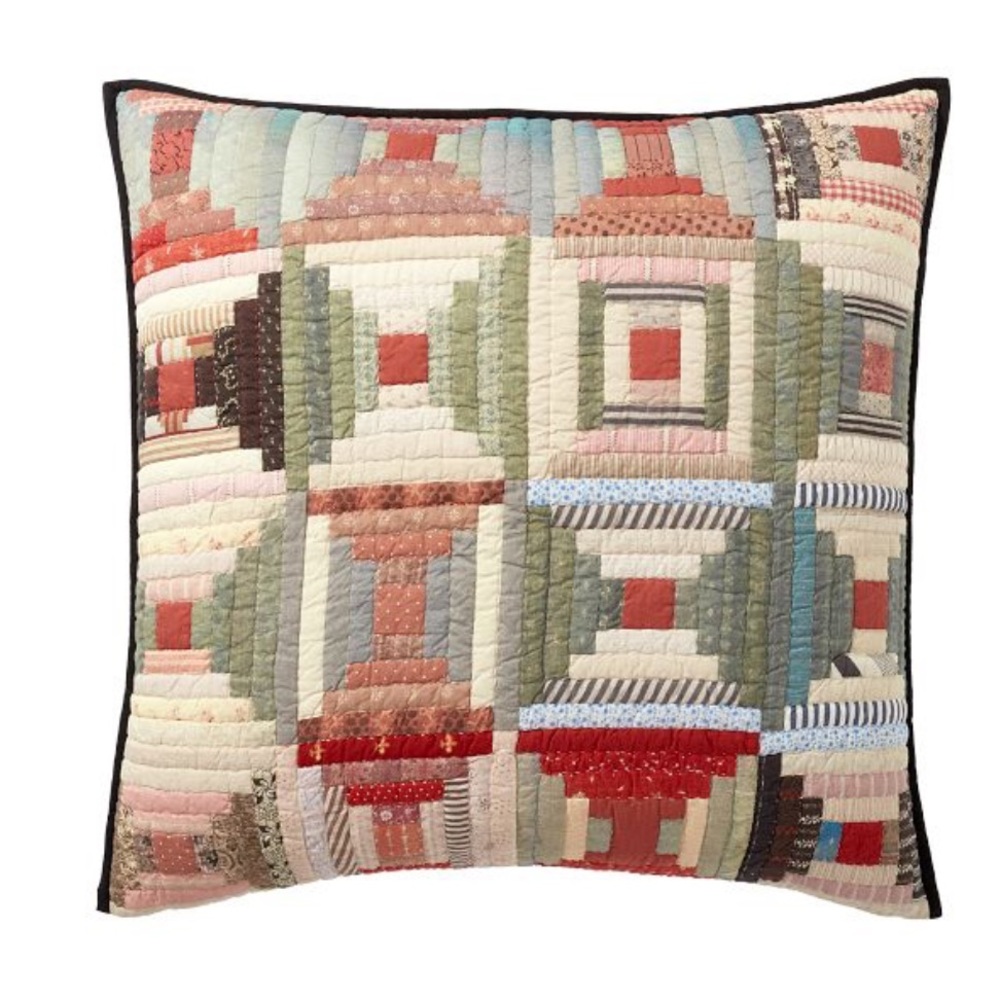 Pottery Barn Jason Quilted Euro Sham Pillow Cover